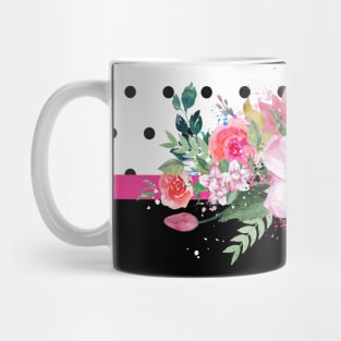 Floral Polka Dots Mug